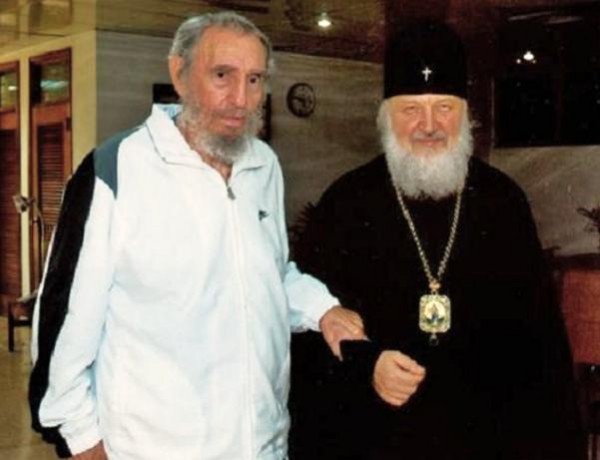 Castro and Metropolitan Kirill Gundyaev