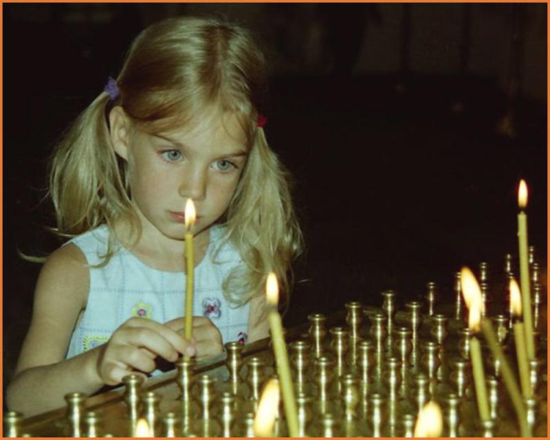 06 Orthodox Girl Prayng for Ancestors
