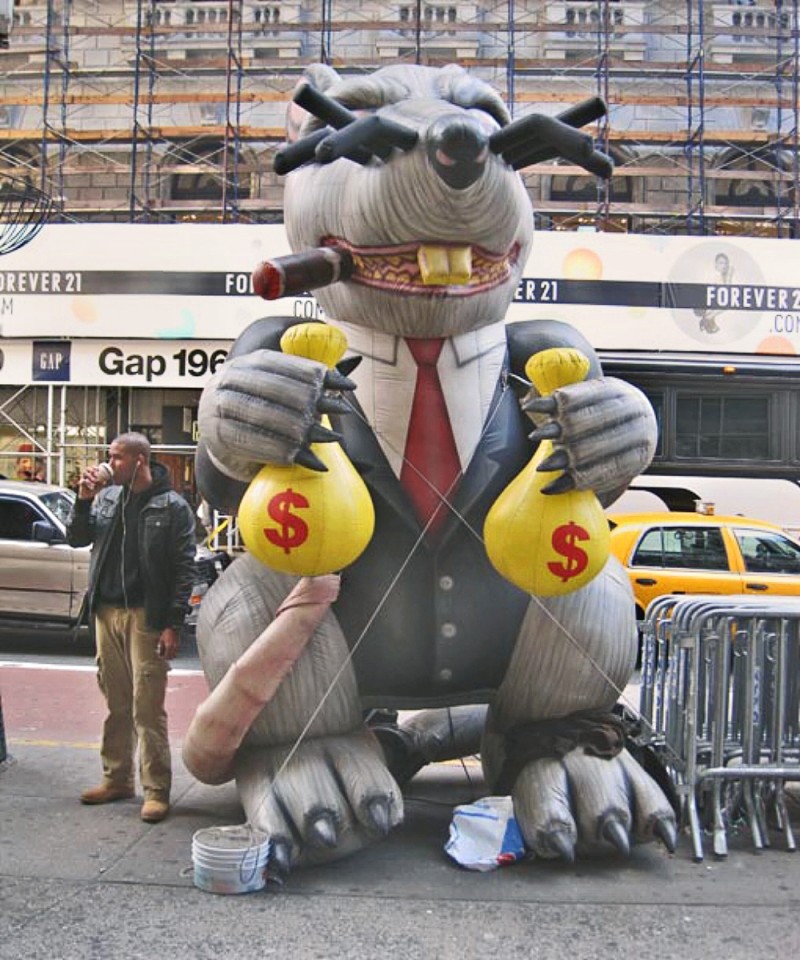 00 inflatable rat moneybags