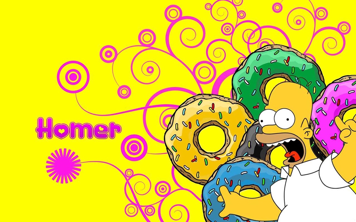 00 Homer Simpson. Donuts. 14.09.13