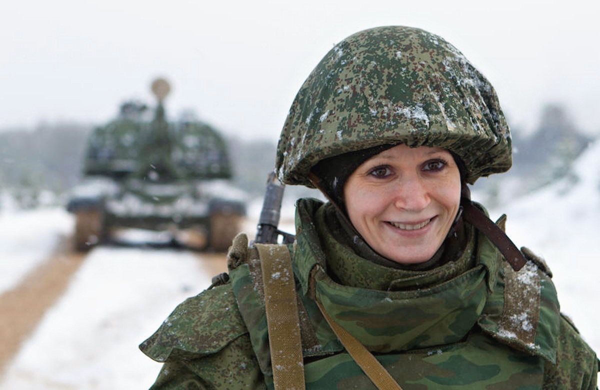 For Russian Woman Soldier 59