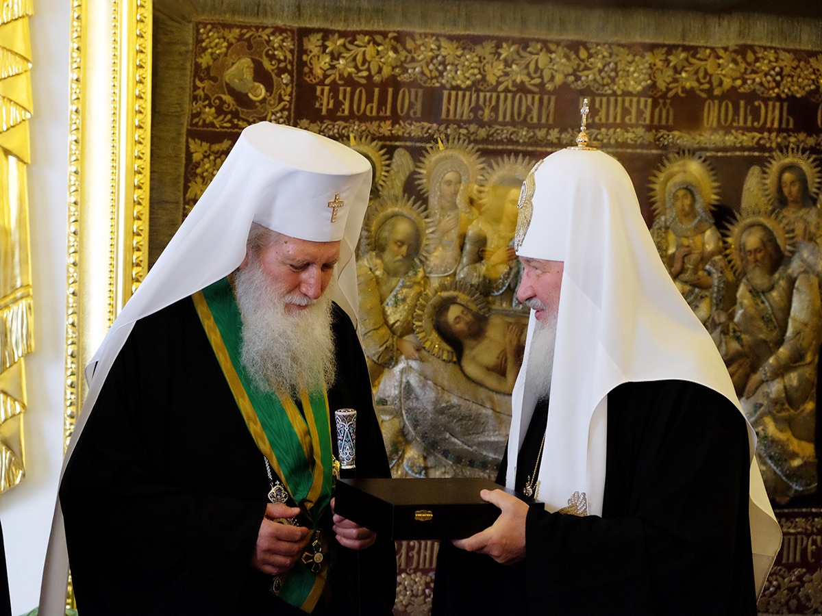 00 Patriarch Kirill w patriarch neofit of bulgaria. 01.06.14