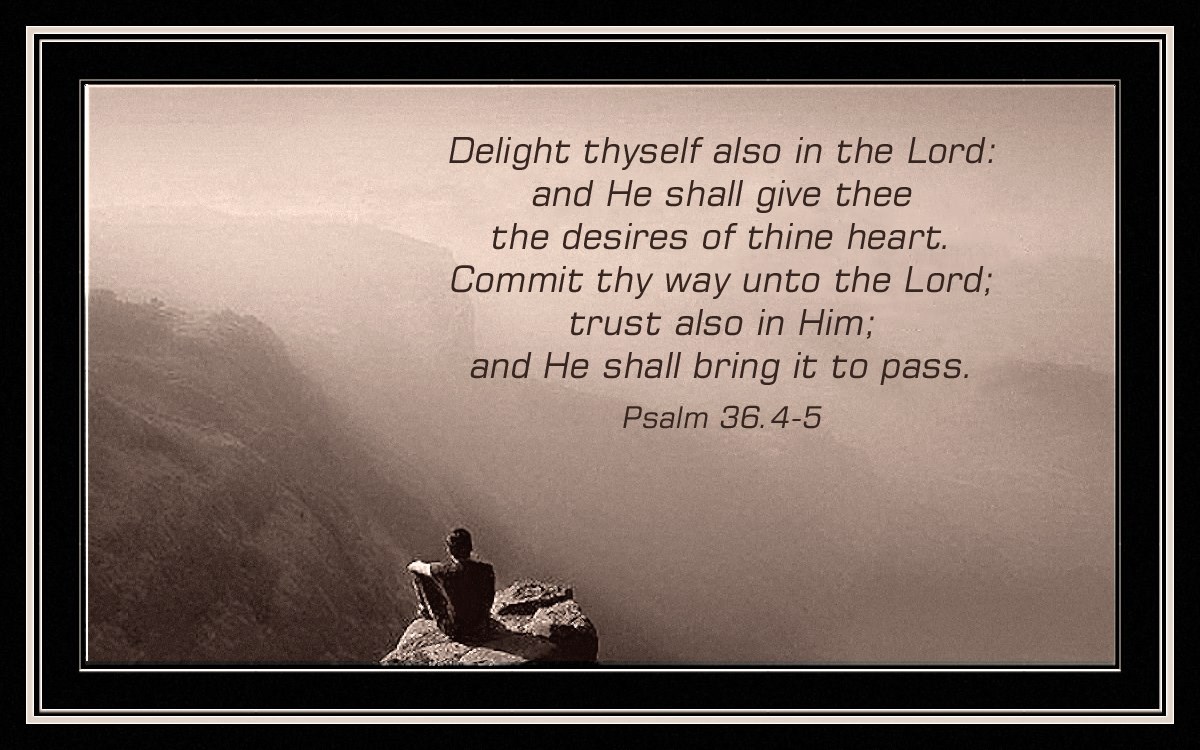 00 Delight Themself Also in the Lord. 28.04.15